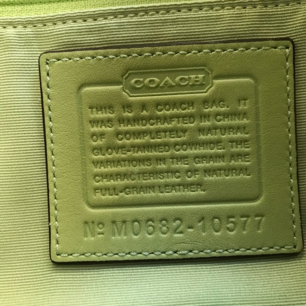 Coach Vintage Soho Buckle Flap Leather Shoulder Bag, 2006 Y2K, Lime Green, 10577 - Picture 12 of 16